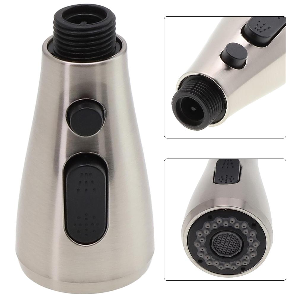 Wasserhahn Brausekopf Brause Gebürstet 1 Stück ABS Brandneu