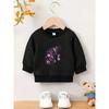 European Size Unique and Innovative Printed Pattern, Comfortable and Simple Spring and Autumn Baby Thin Versatile Round Neck Hoodie for Baby unisexs