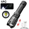 10000LM High Power LED Flashlight Powerful TYPE-C Rechargeable COB Flashlight With Side Light Torch For Outdoor Camping Hiking