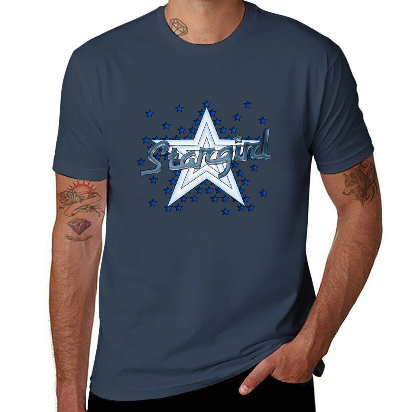 

Футболка с логотипом Stargirl, футболки с принтом для мужчины, аниме футболка, мужская футболка, роскошная футболка S