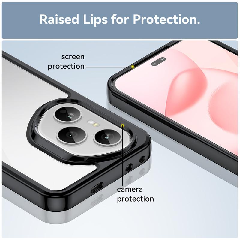 For Honor 400 Pro Global Case Honor 400 Honor 400 Pro Global Cover Funda Clear PC + Silicone Shockproof Protective Phone Cover