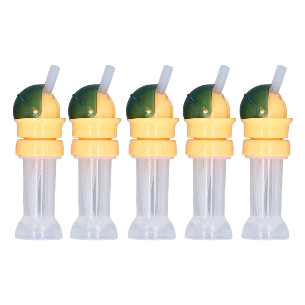 5pcs Spill Proof Water Bottle Straw Caps Portable