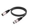 Canon 3-Pin XLR Balanced Audio Cable for Mixer, Amplifier, Speaker, and Microphone Extension.