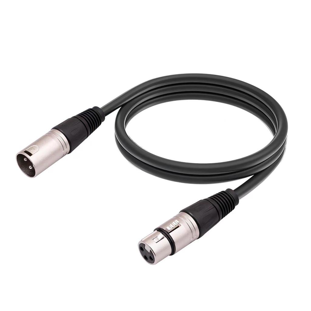Canon 3-Pin XLR Balanced Audio Cable for Mixer, Amplifier, Speaker, and Microphone Extension.