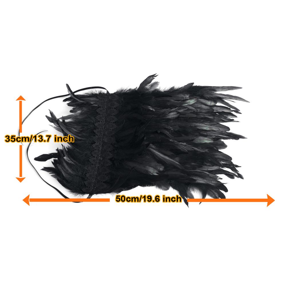 Party Decoration, Makeup Ball Costumes, Lace Feathers, Scarves, Versatile Clothing Accessories, Halloween Costumes, Role-playing