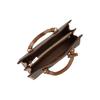 New MICHAEL KORS Chantal Artificial Leather Shoulder Bag, Handbag Small Women's Dark Brown/Acorn Brown 30F2G7CM1B-252