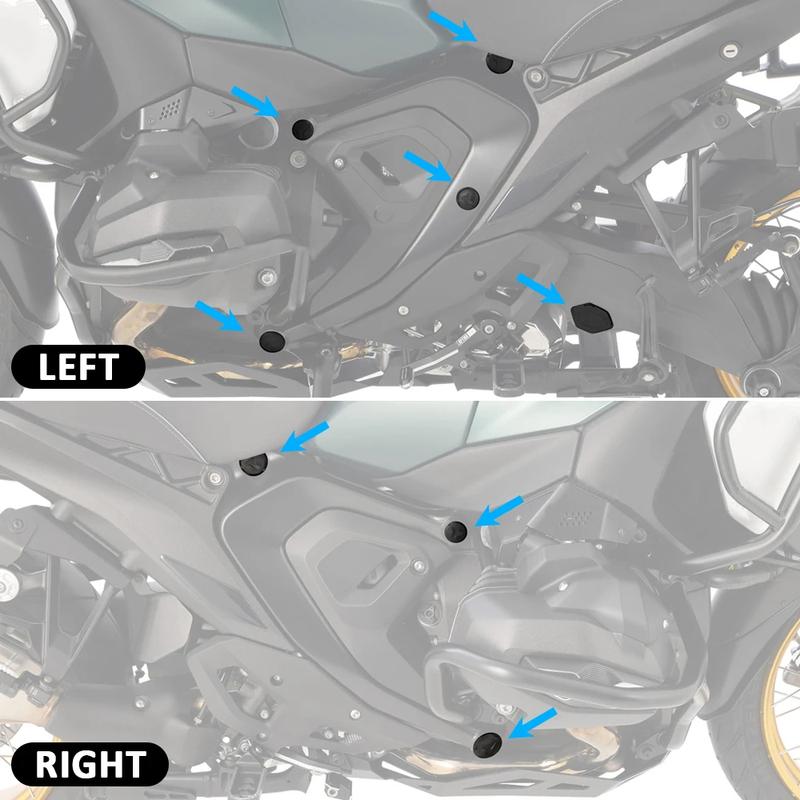 R 1300 GS Frame caps For BMW R1300GS 2023 / ADV Adventure 2024 Motorcycle Frame Hole Caps Cover Plug GS1300R R1300GSA