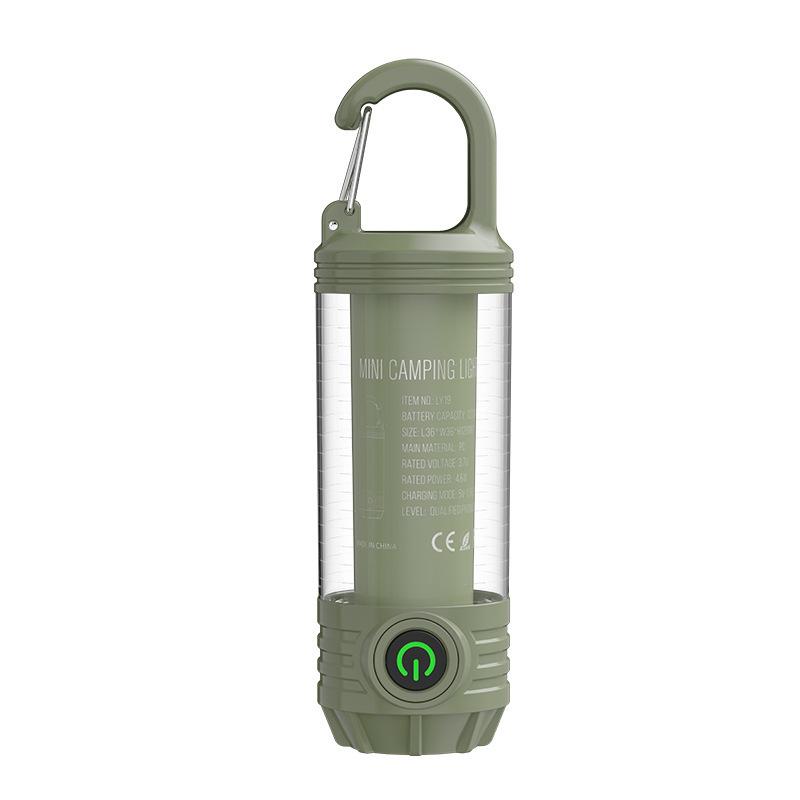 Multifunctional High-Power Portable Camping Light with Flashlight & Tent Atmosphere Light