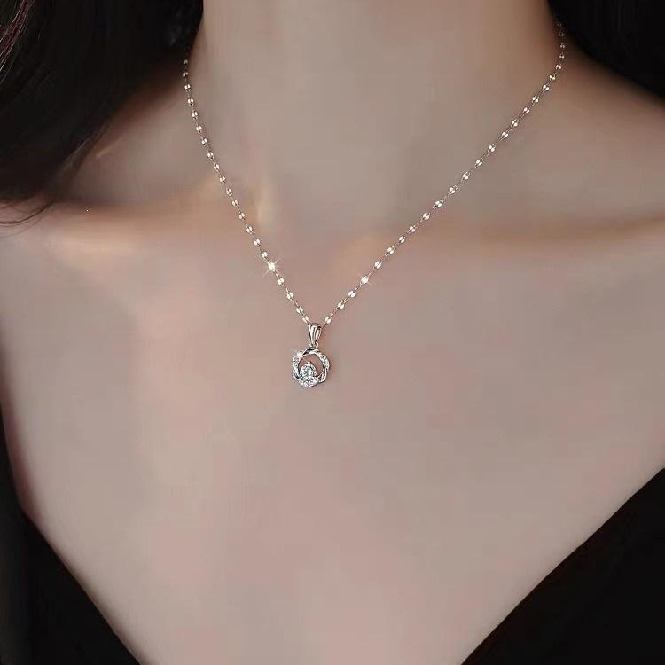S925 Silver Mobius Necklace - 2023 Women's Luxury Clavicle Chain, High-End Style