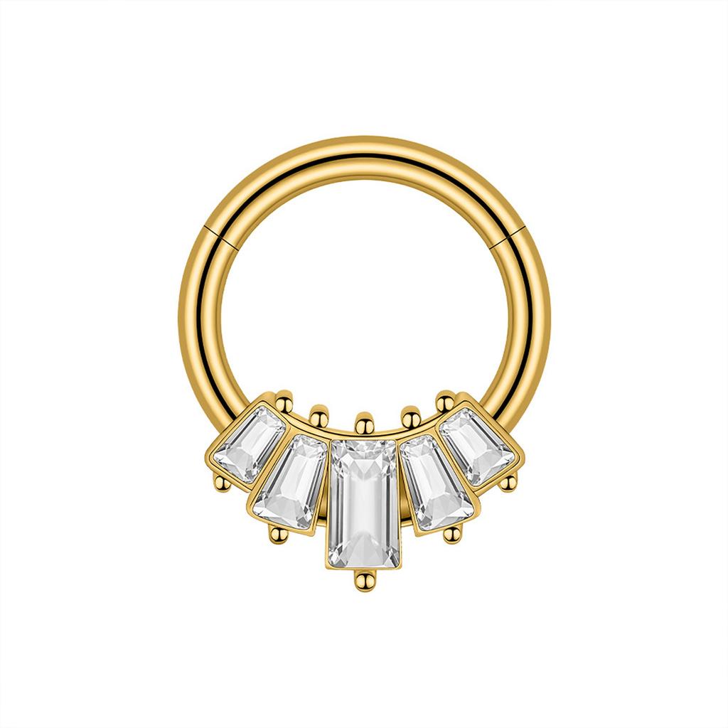 Multifunctional Nose Ring Seamless Design Comfortable Wear Body Piercing Jewelry Stainless Steel Fashion Accessories