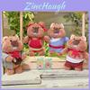 Ural Groundhog Plush Keychain With Clothing And Scarf Design For Backpack And Bag Decor
