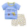 Summer Baby Boys Outfits Short Sleeve Cartoon Printing Casual Tops Printed Short Pants 2pcs Sport Suits