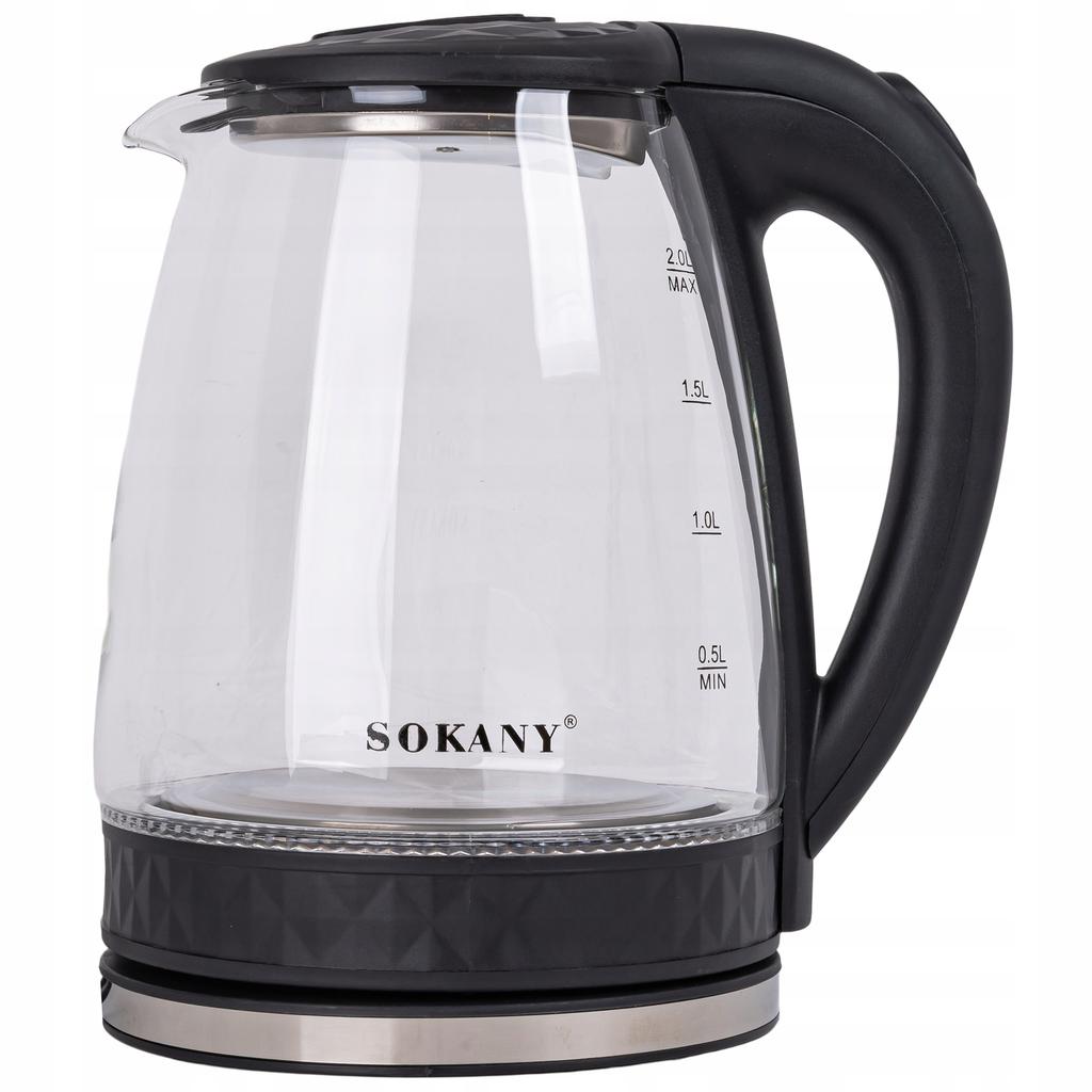 Electric Kettle Glass 1500W LED Illuminated