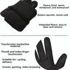 Anti-Slip Winter Cycling Gloves Warm Riding Protective Mittens Portable Cold-proof Gloves  Fishing