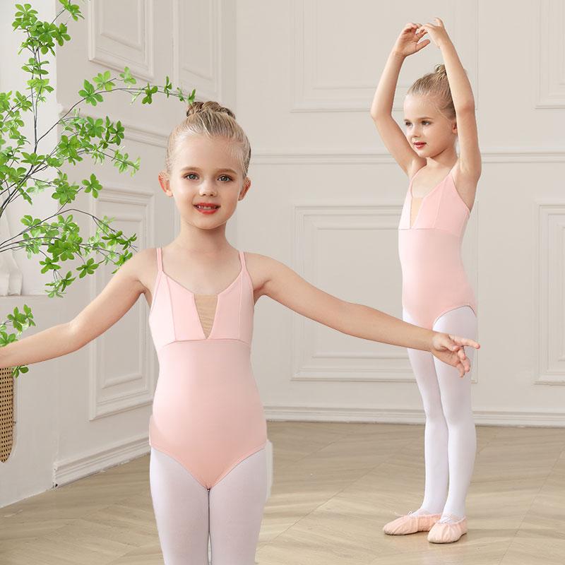 Children Dance Leotards Girls Ballet Leotard Gymnastic Bodysuit Performance Ballerina Ballet Dance Leotard