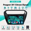 2Din Android Car-Play Car Radio,Peugeot 301 Citroen Elysee 2014-2016,Multimedia Player Head Unit Stereo GPS Navigation BT WIFI,2+32GB