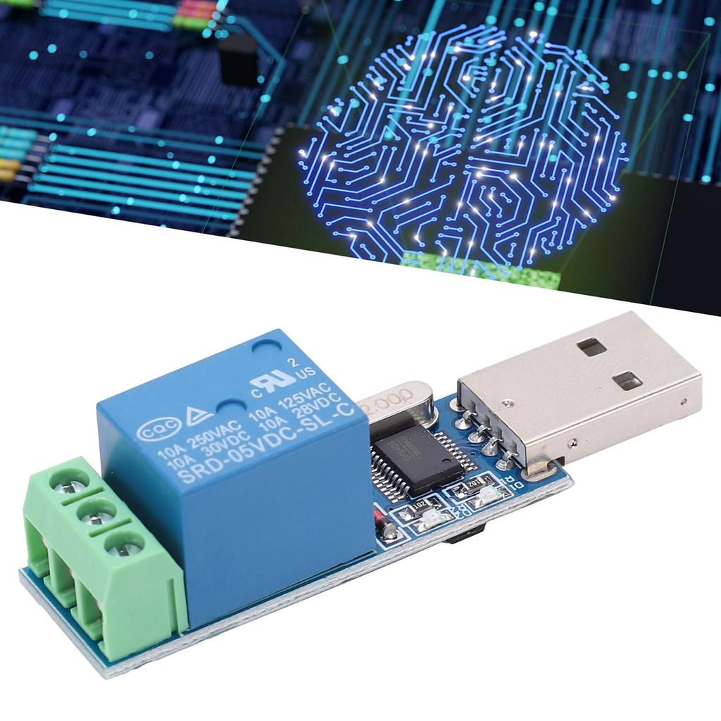 USB Relay Module Control Switch LCUS‑1 Type  5V with High Performance Control Chip