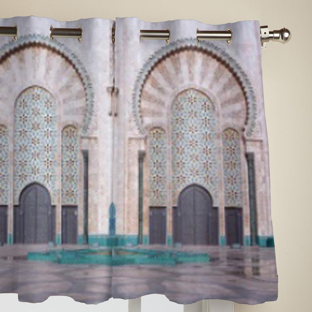 Morocco Style Modern Window Curtains Drape For Kitchen Living Room Bedroom Decoration Curtains