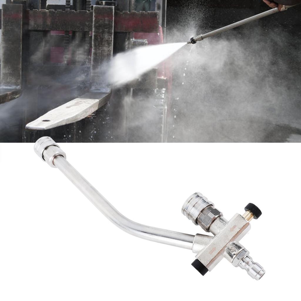 Pressure Washer Extension Wand Dual Connector, Function Double Tip Attachment Power for Home Boat Car Washing