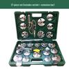 Steel Engine Oil Filter Wrench Set - Cap Style Auto Maintenance Tool