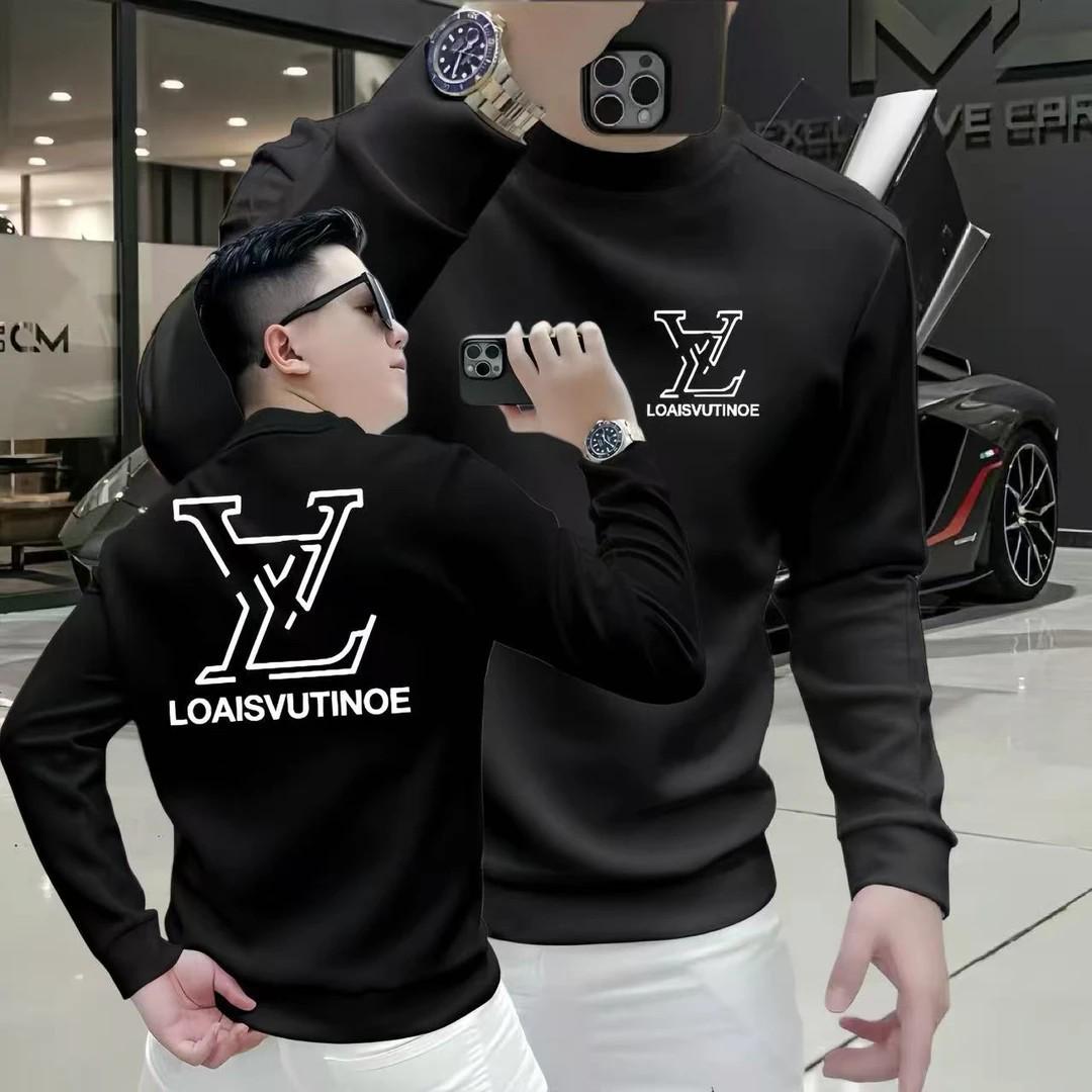 

Trendy Brand Men s Heavyweight Crewneck Long Sleeve Hoodie - Cool Streetwear for Autumn/Winter 5XL