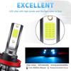 2PCS H8/H11 LED Motorcycle Headlight 8000K 3000LM Blue LED Fog Light Waterproof Super Bright Car