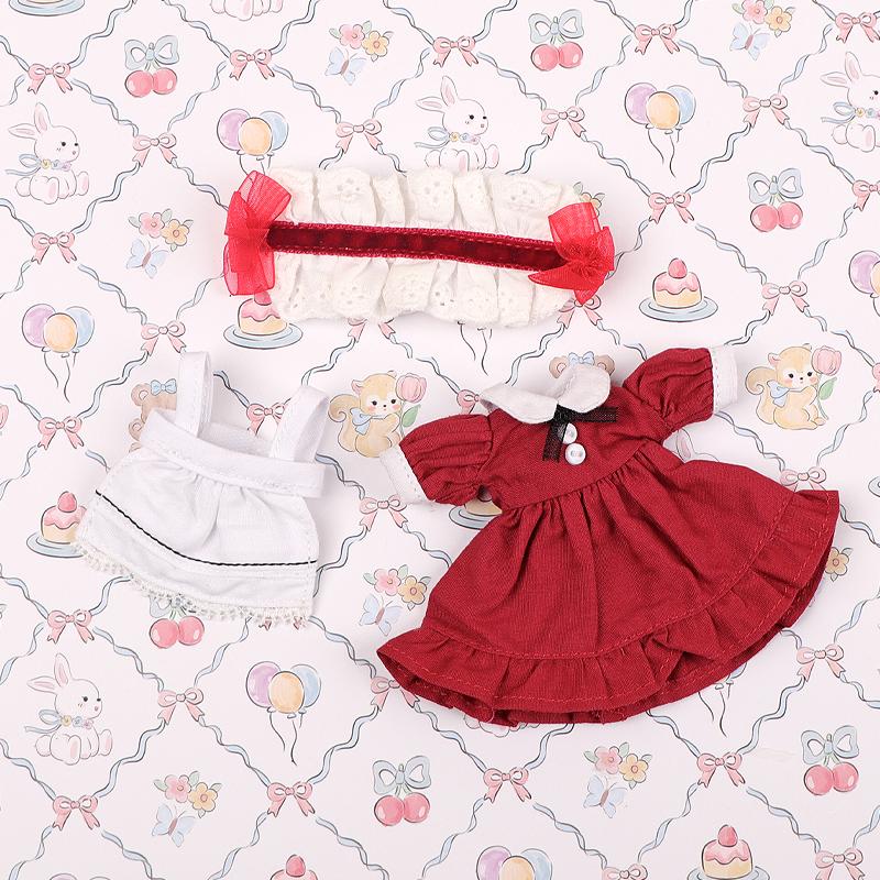 Ob11 Doll Clothes Maid Lolita Set Doll Clothes Set for Obitsu11 GSC 1/12 Doll Clothes Doll Accessories Ufdoll Gsc Bjd Doll