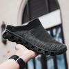 Men Slippers Summer Breathable Home Indoor Slippers Men Thick Bottom Slides Fashion Couple Walking Shoes Zapatos Para Hombre