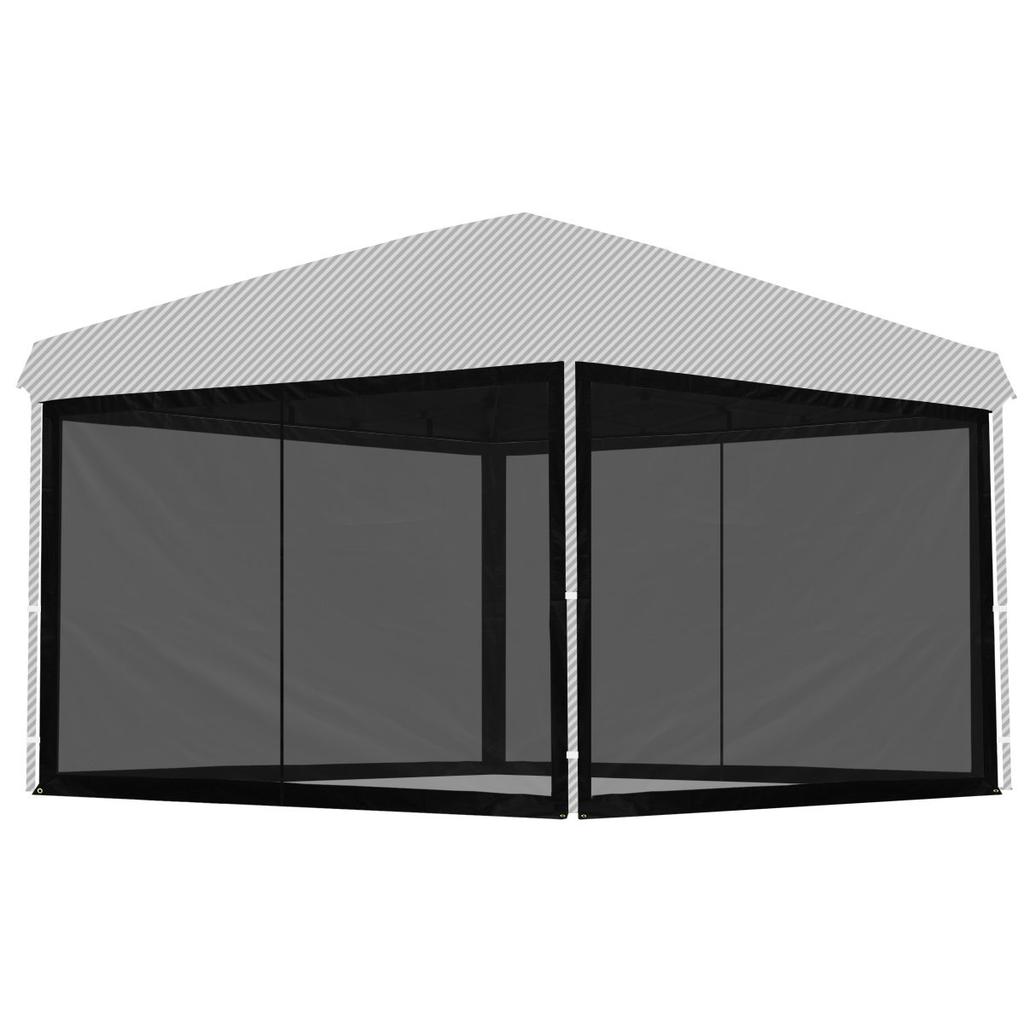 Of FIELDOOR Tarp Tent Side Sheet for X Mesh Mesh Zipper Insect Repellent Easy Installation [Set 4] 3.0 3.0m [2 Sheets/2 Sheets]