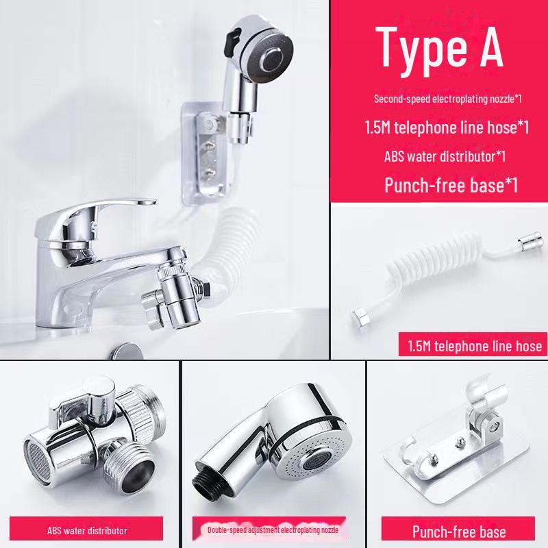 

Комплект для душа и смесителя с усилителем шампуня и душевой лейкой для ванной комнаты type A