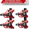 New Jack Stand Wall Mounted Storage Rack, Car Jack Stand Storage Rack/Hanger/Hook Wall Mounted Heavy Duty Bracket