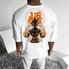 Dragon Ball Anime Goku Roundneck Shortsleeved 2026 Bandai Summer Mens Sports Loose and Breathable Cotton Tshirt