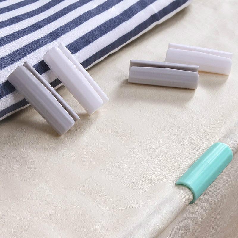 Durable Slip-Resistant Bed Sheet Clips - Secure Grip for Quilts & Mattresses, Machine Washable