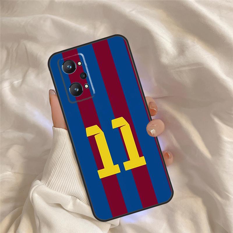 Number 10 Football For Realme C55 C35 C33 C31 C30 C25 C21Y C15 C11 GT Neo 5 3 2 Realme 9 10 11 Pro Plus Case