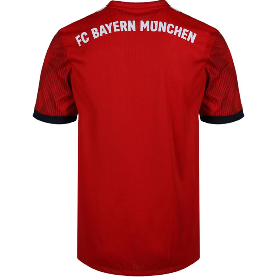 Adidas Bayern Fc Monchen Fcb H Au Jsy Casual Comfortable Sports Short Sleeve Football Shirt Men Tops Red CF5432