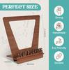 Now Playing Record Holder Wood Record Organizer Album Storage Shelves Holds Up To 5  Long Playing Record For Home Decoration