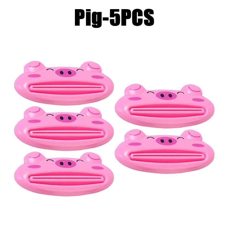 Cartoon Animal Toothpaste Squeezer Easy Use For Children Dispenser Kitchen Gadget Useful Home Tools Bathroom Plastic Tooth Paste