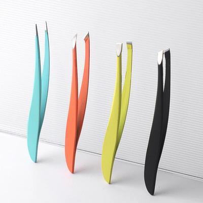 1 pz colorato nuovo arrivo professionale pinzetta in acciaio inossidabile sopracciglio viso naso clip per capelli strumento di rimozione clip a banana