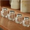 35/120ML Mini Honey Mason Jar Portable Smoothie Juice Cold Brew Coffee Cup Leakproof Party Bar Cocktail Wine Glasses Drinkware