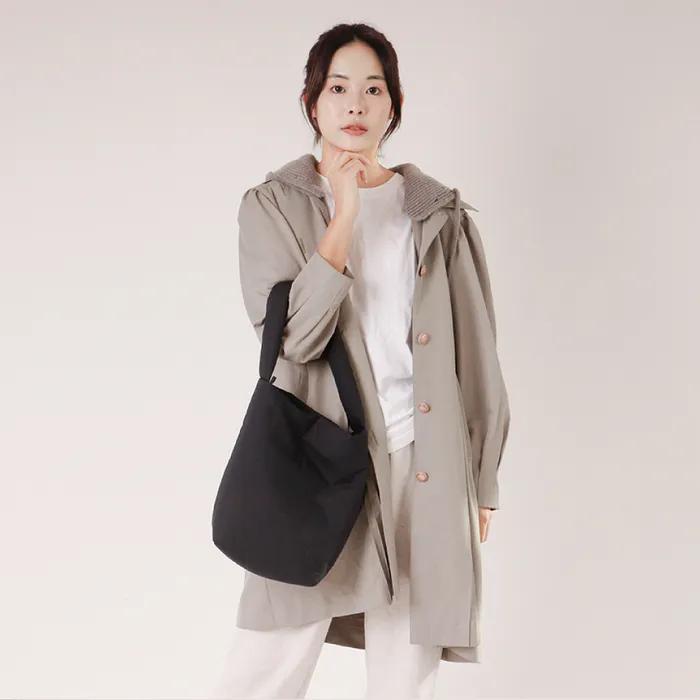 High-density cotton padded bag (black)