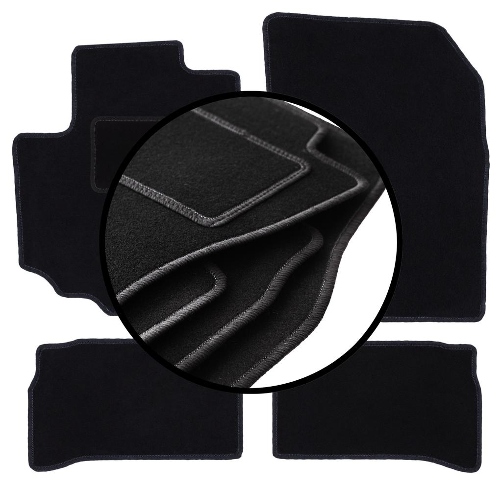Set of Velour Floor Mats For: Suzuki Grand Vitara III Crossover (2015-)