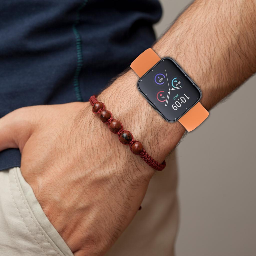 For SKG V9/V9 Pro/Huami Amazfit Bip 5/Bip 5 Unity Watch Strap Liquid Silicone Band Replacement