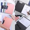 File Organiser Clipboard with Metal Clip Standard Size Flipping Clipboard Document Folder For Office School