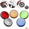 Motorcycle Circular Reflector Electric Vehicle Bicycle Waterproof Dustproof Night Warning Reflector 6mm Hexagonal Screw Fixation