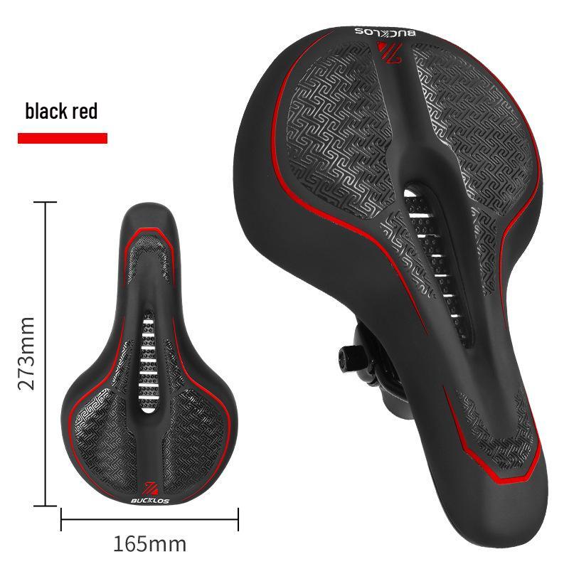 Waterproof Shockproof Breathable Hollow PU Leather Mountain Bike Saddle