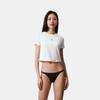 Calvin Klein Letter Waistband Comfortable Breathable Skin-Friendly Underwear Women Underwear Space-Black QF7785AD