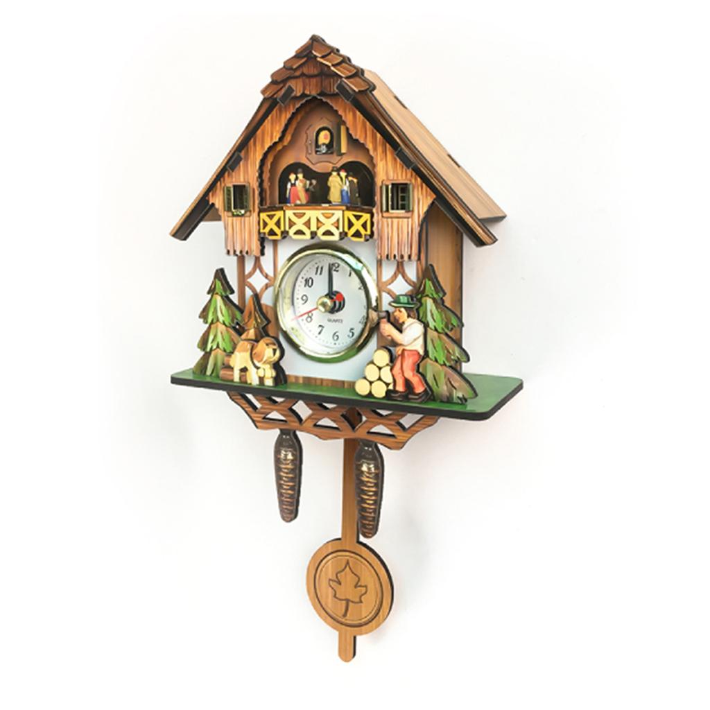 Carved Cuckoo Wall Clock Pendulum