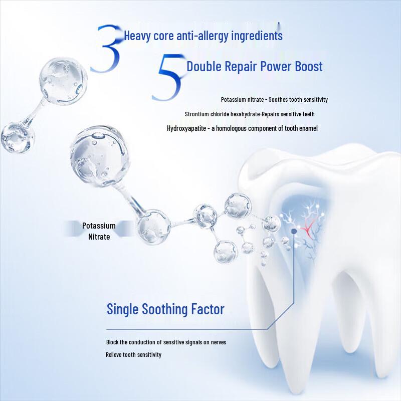 Lengsuanling Specialized Anti-Sensitivity Pump Toothpaste with Hydroxyapatite