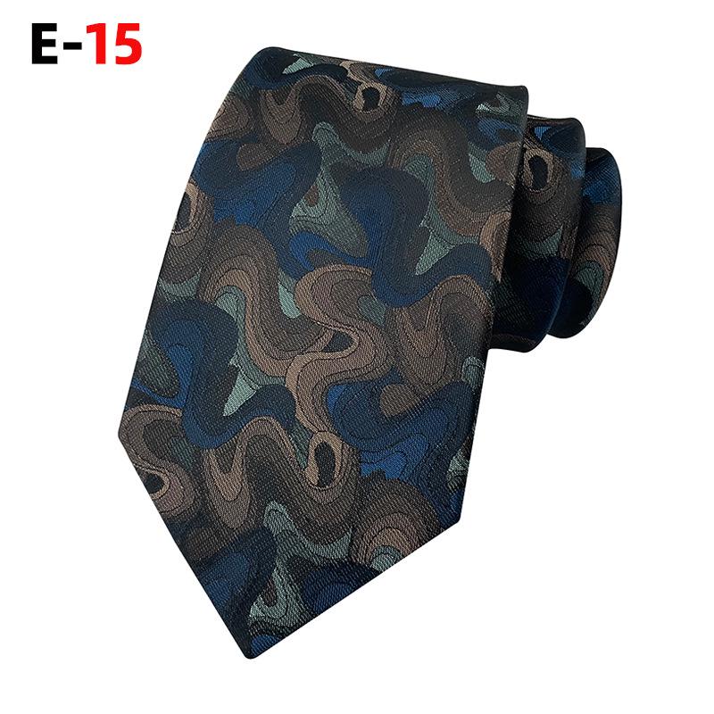 2026 Men's Houndstooth Gold Tie - Perfect for Weddings and Business