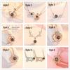 S925 Silver Necklace - "I Love You" Projection In 100 Languages, Non-Fading, TikTok-Inspired Bestseller for Women
